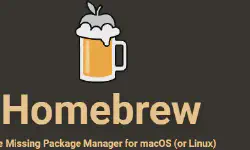 Featured image of post macOS brew 使用指南
